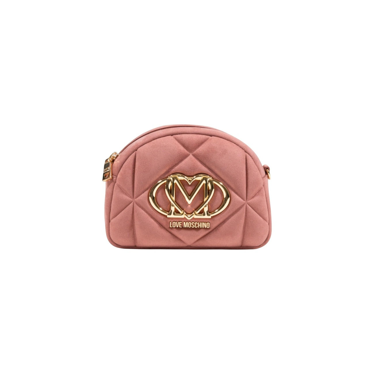 Love Moschino Borsa EMBOSSED Donna Rosa Tracolla Cerniera Camoscio 100% 18x14x7 cm JC4315PP0N