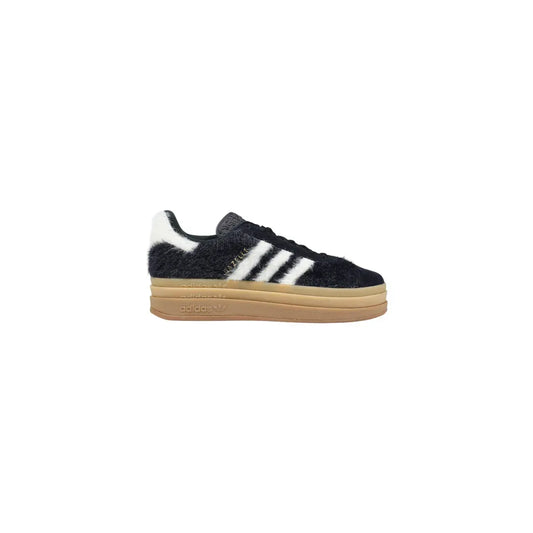 Adidas Originals Gazelle Sneakers Donna Nere in Pelle - Scarpe Sportive con Lacci - Riflesso fashion