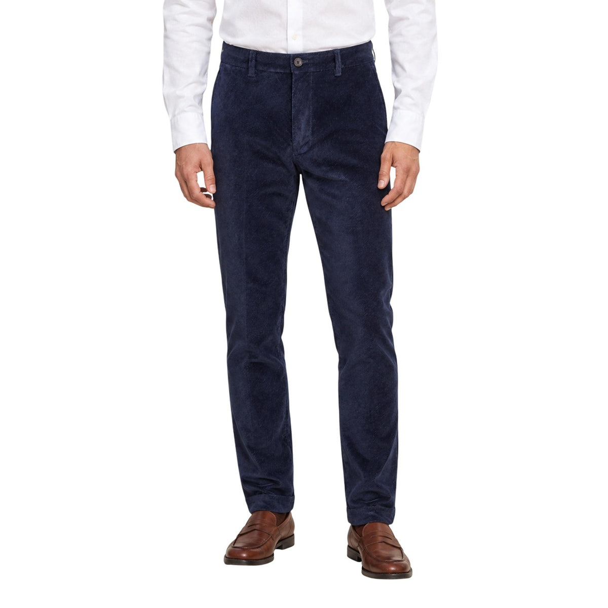 Pantaloni velluto coste uomo Borghese Caligola – Pantaloni slim fit invernali 5WPAZ1 26VL129.
