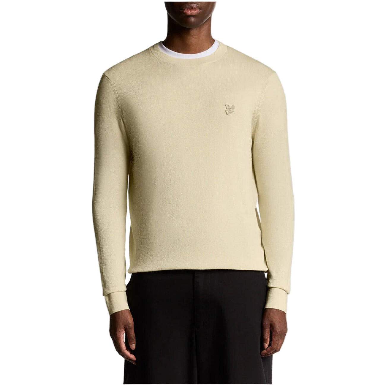 Lyle & Scott Felpa Uomo Blu Maniche Lunghe Scollo Tondo Cotone 100% Autunno Inverno ML2255TON