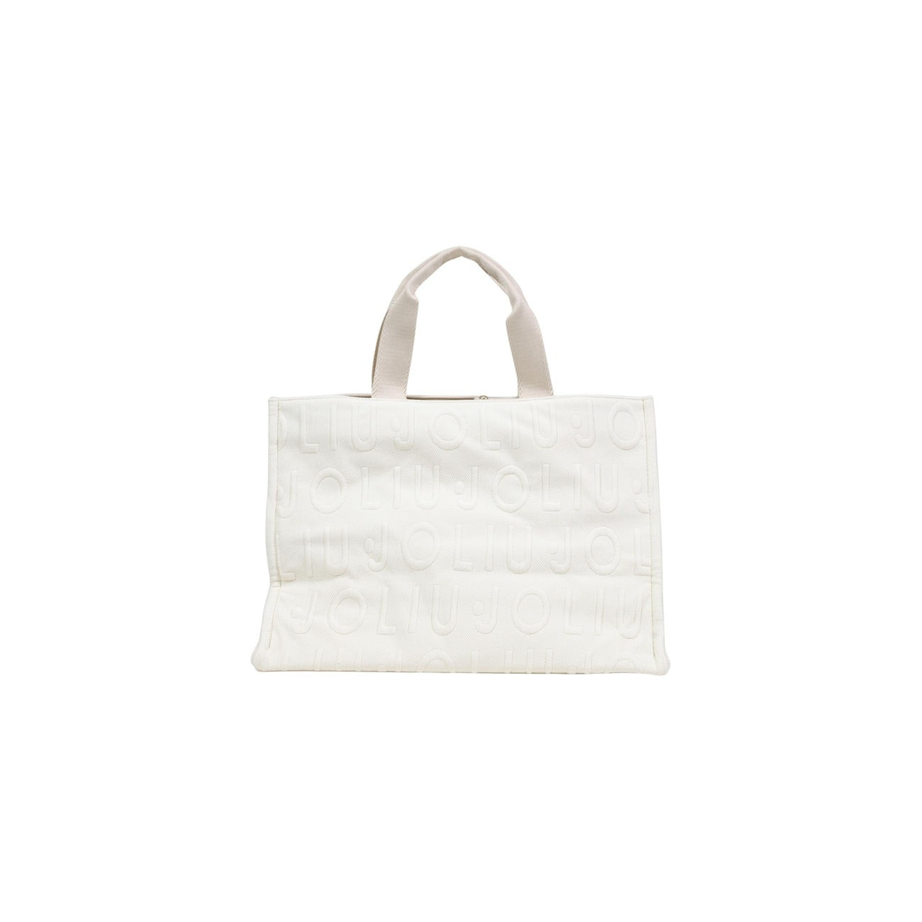 Borsa Liu Jo donna bianca con manici - vista posteriore dettaglio
