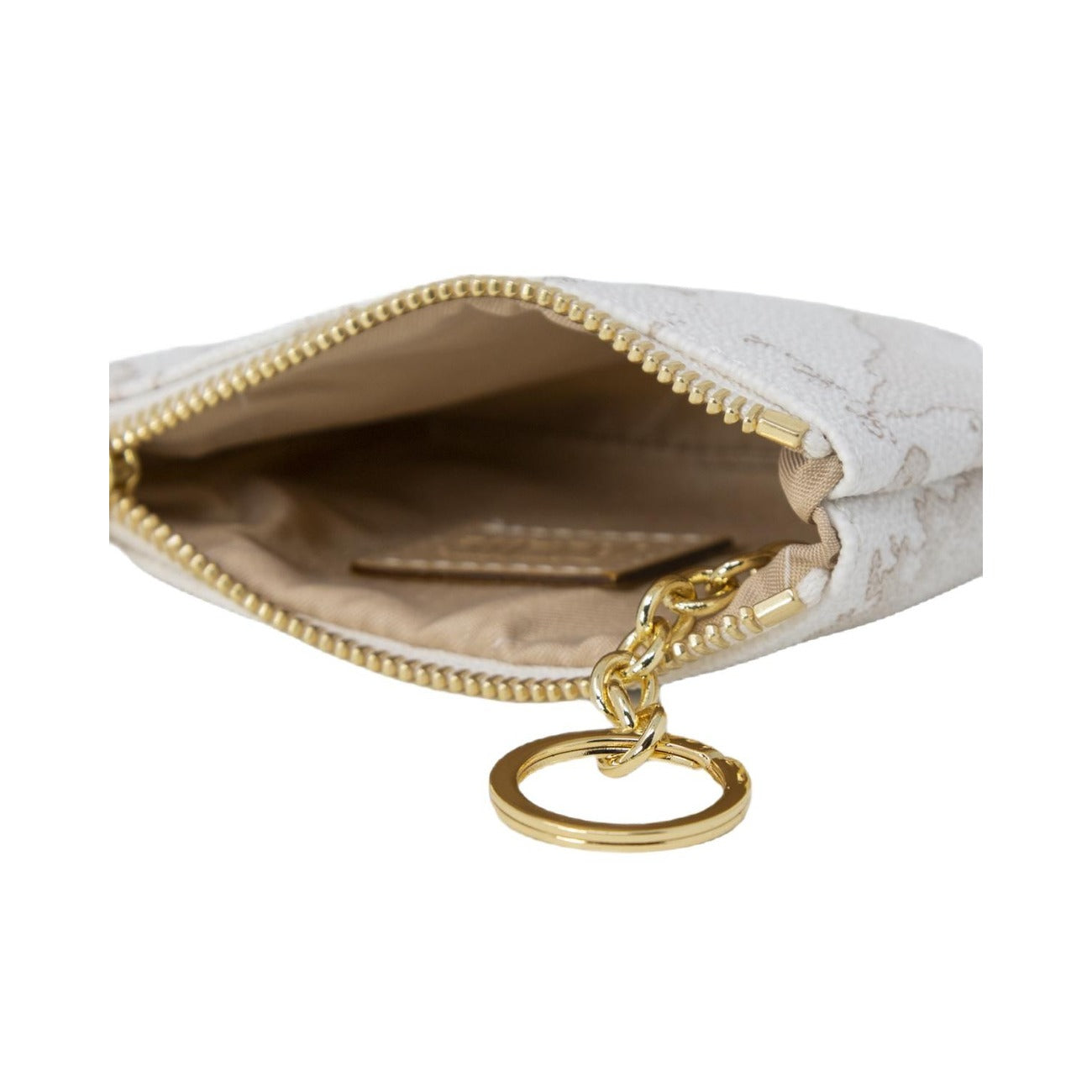 Alviero Martini Prima Classe Borsa Donna Bianca a Mano con Cerniera - Borsa Cotone Pelle Poliestere