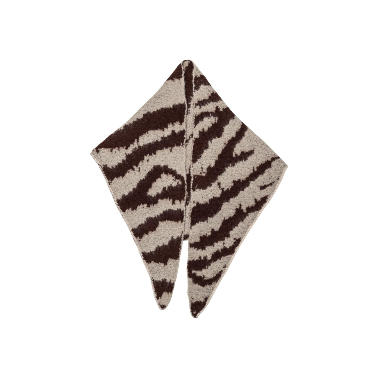 Pieces Sciarpa Donna Nero Leopardata Poliestere 100% Autunno Inverno 17159955