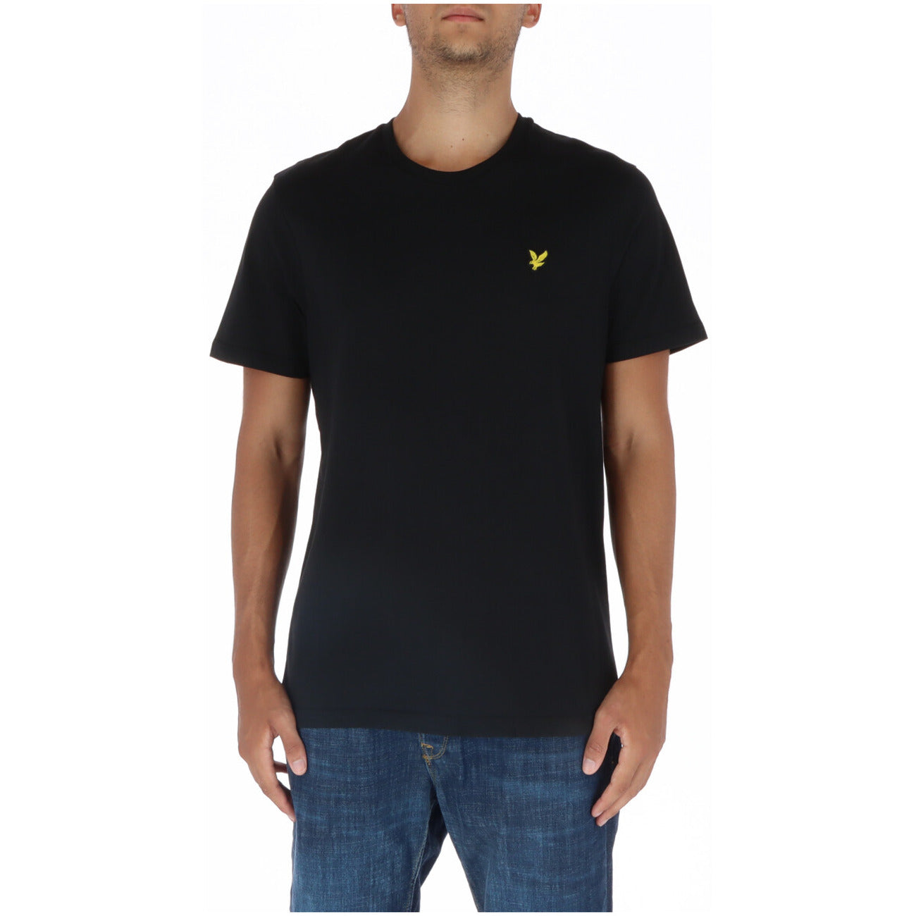Lyle & Scott T-Shirt Uomo Marrone Manica Corta Scollo Tondo 100% Cotone Autunno/Inverno TS400VOG