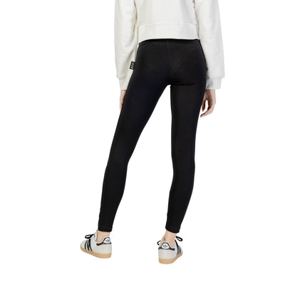Icon Leggings Donna Neri con Stampa - Leggings Cotone Poliestere Autunno Inverno
