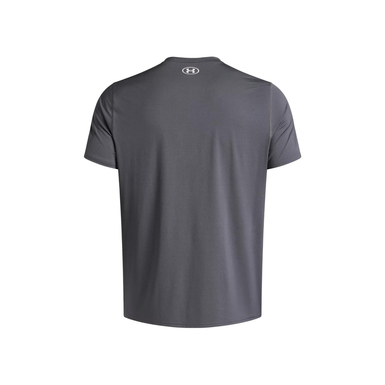 Under Armour Maglia HeatGear® Fitted; t-shirt tecnica traspirante ad asciugatura rapida, ideale per allenamenti intensi, corsa e palestra grazie alla struttura flessibile e leggera. Vista posteriore 