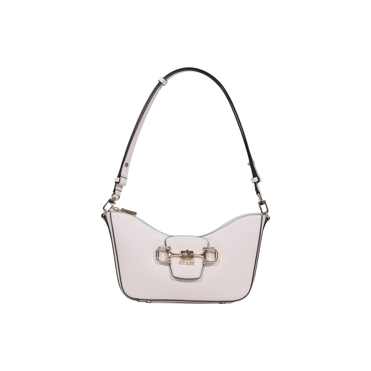 Guess Borsa rosa cipria JANIE CONVERTIBLE SHOULDER BAG 28x16x5 cm Donna vista frontale 
