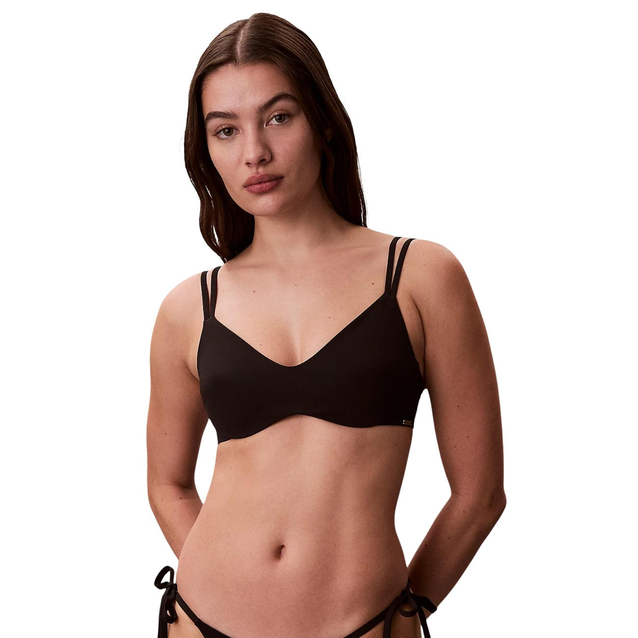 Calvin Klein Jeans Top Bikini A Reggiseno - CK Monogram Donna BRALETTE