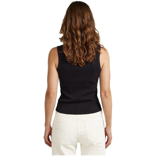 Canotta Slim G-Star; Nero. 98% Cotone Biologico, design racerback, vestibilità aderente. Leggera, elastica e sostenibile. Il basic essenziale per il tuo guardaroba estivo. Vista posteriore 