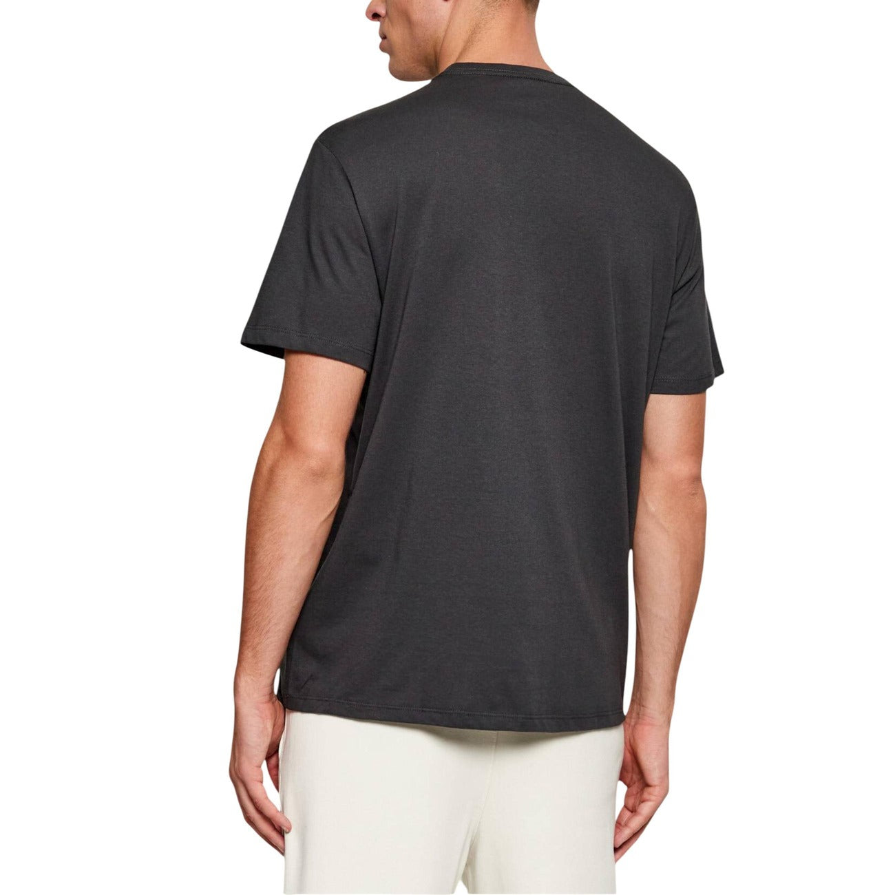 Calvin Klein Jeans T-Shirt Uomo Nero Stampa Maniche Corte Scollo Tondo Cotone 100% Primavera Estate LV14RE817G