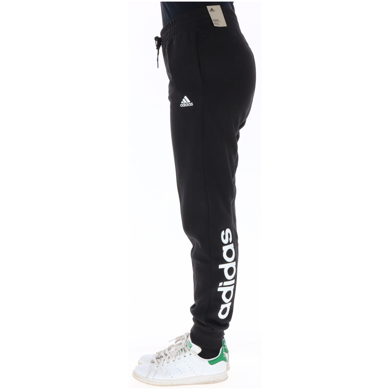 Pantaloni Sportivi Donna Adidas Neri Stampa Cotone - Stile Casual