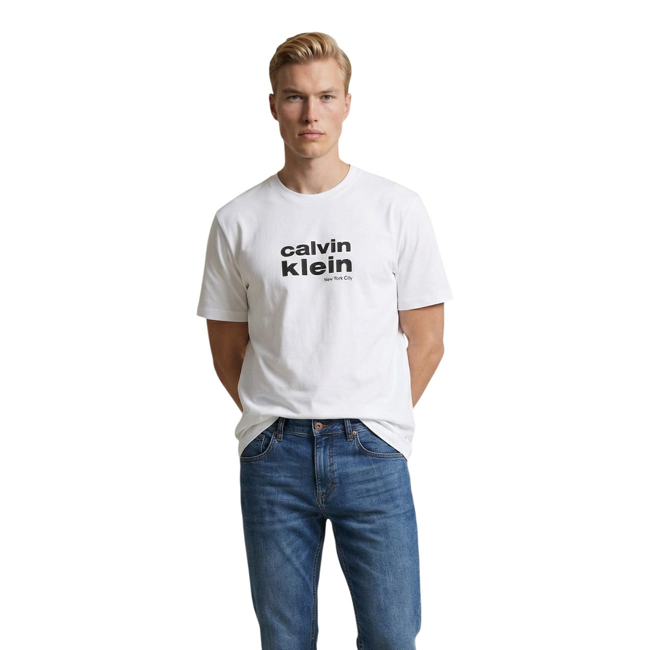 Calvin Klein Jeans T-Shirt maniche corte Uomo SS 30S WHSL CKJ JERS