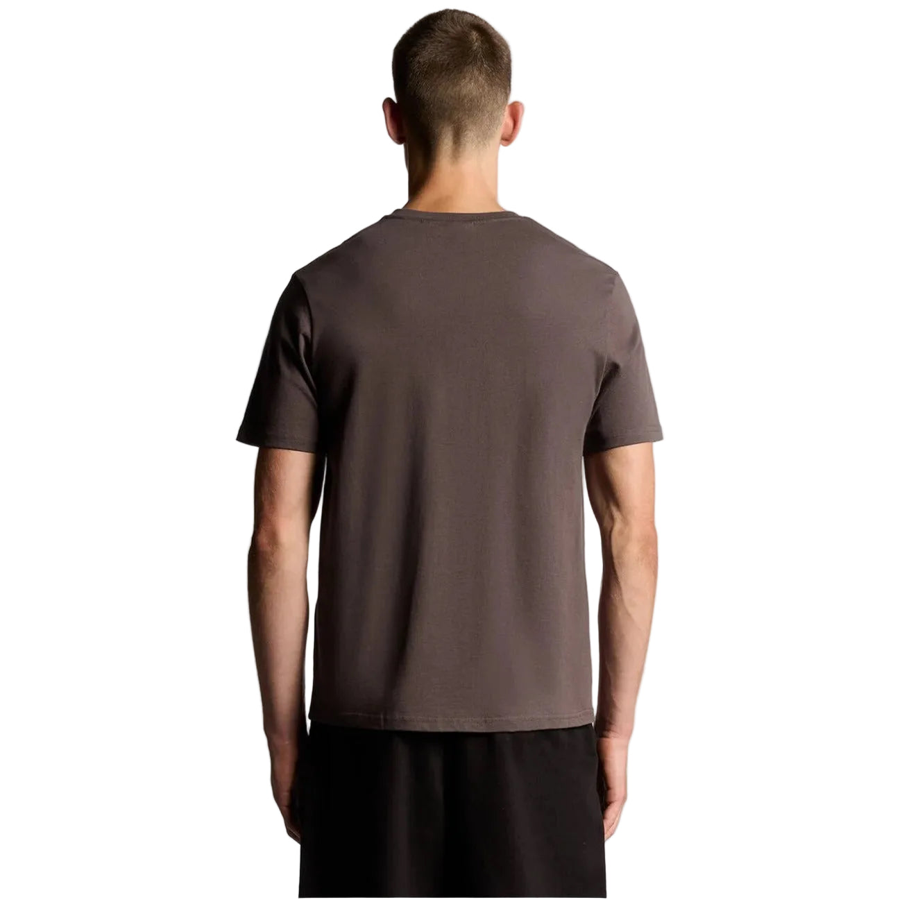 Lyle & Scott T-Shirt Uomo Marrone Manica Corta Scollo Tondo 100% Cotone Autunno/Inverno TS400VOG