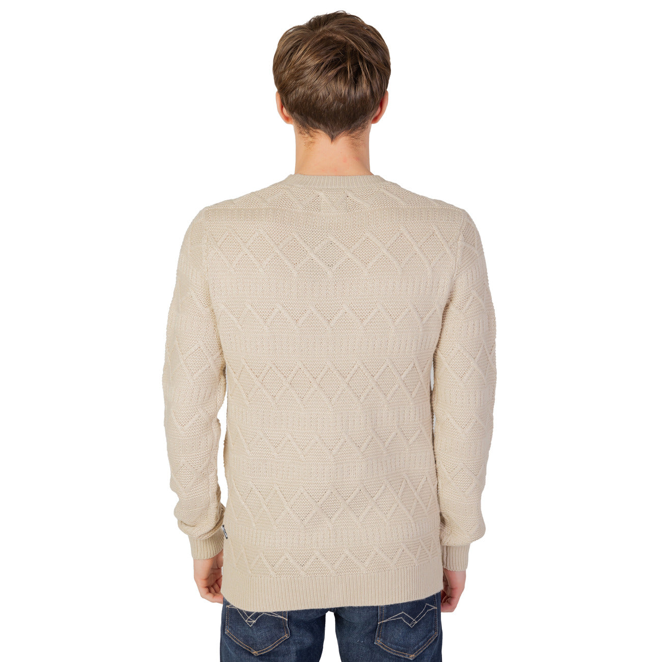 Only & Sons Maglia Uomo Beige Manica Lunga Cotone Acrilico Autunno Inverno 22027159