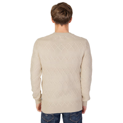 Only & Sons Maglia Uomo Beige Manica Lunga Cotone Acrilico Autunno Inverno 22027159