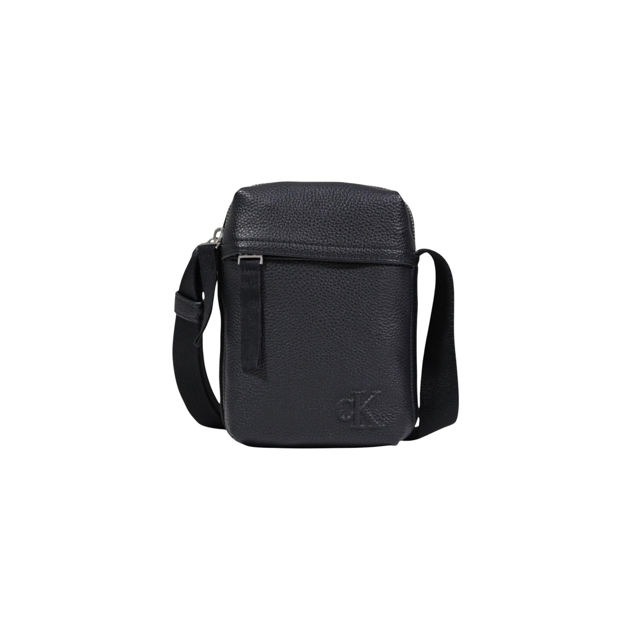 Calvin Klein Borsello Uomo Nero Cerniera Tasche Interne Esterne Poliuretano 100% Autunno Inverno LV04G3080G