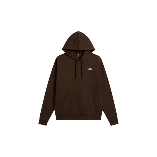 Felpa The North Face M EVO SD REG HOODIE uomo marrone NF0A8CWM. Felpa sportiva con cappuccio in misto cotone, tasca a marsupio frontale, coulisse e logo The North Face ricamato, abbigliamento casual e outdoor uomo.