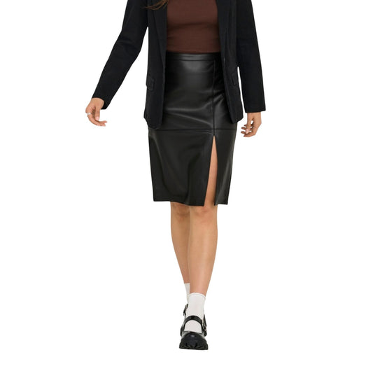 Only Gonna Donna Nera con Cerniera - Gonna Poliestere