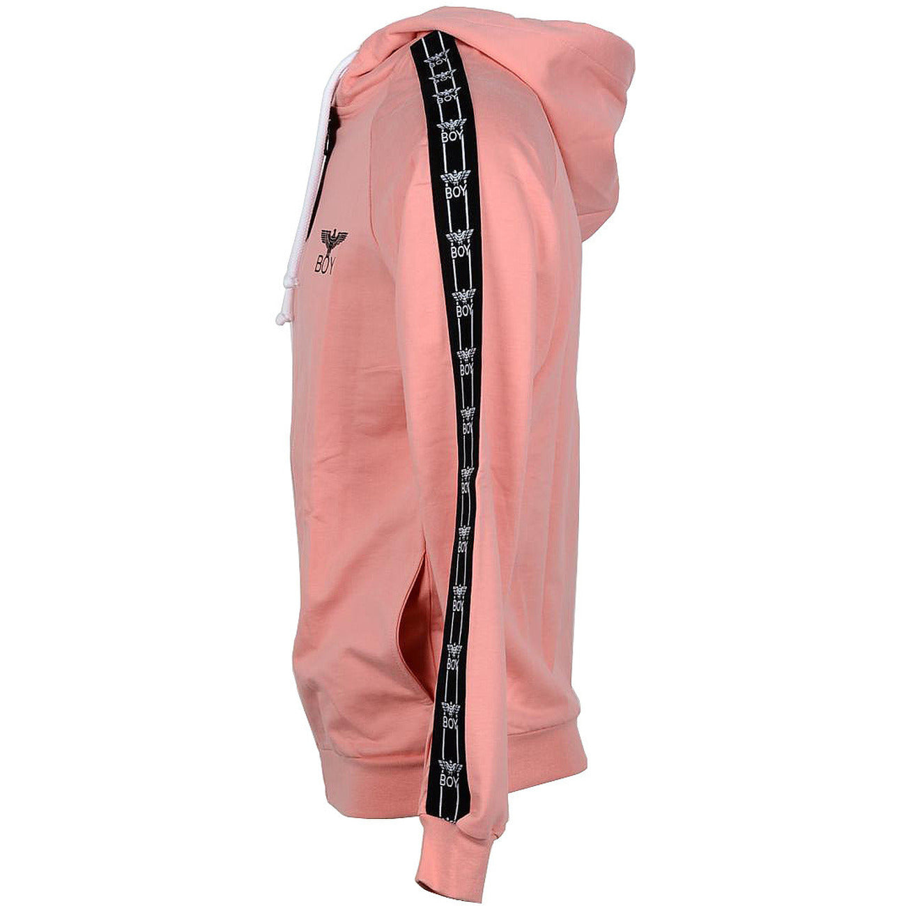 Boy London Felpa Uomo Rosa con Zip Cappuccio Stampa Maniche Lunghe Tasche Anteriori in Cotone 100% Autunno/Inverno 55503145