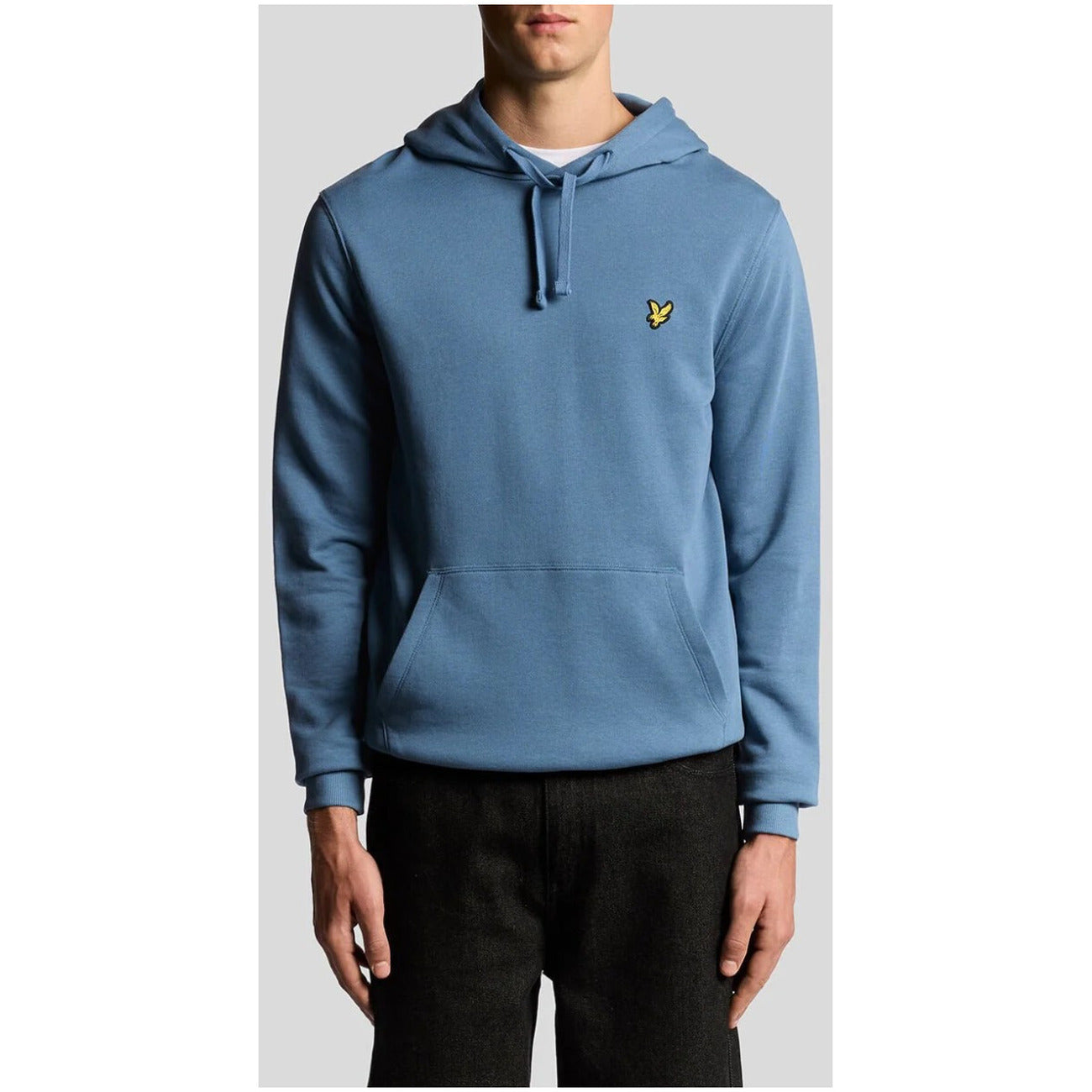 Lyle & Scott Felpa Uomo Verde con Cappuccio Maniche Lunghe Tasche Anteriori in Cotone 100% Autunno/Inverno ML416VOG