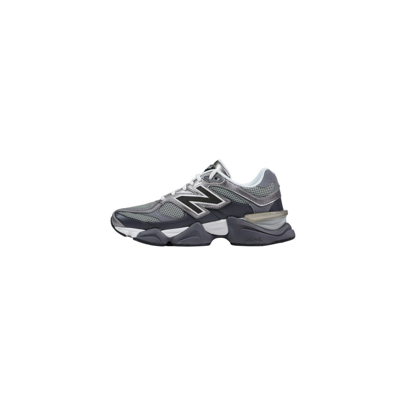 New Balance 9060 Shifted; 100% Sintetico e Mesh. Suola ampia ammortizzata, logo N iconico, design futuristico. Sneakers uomo traspiranti e confortevoli per la stagione PE26.