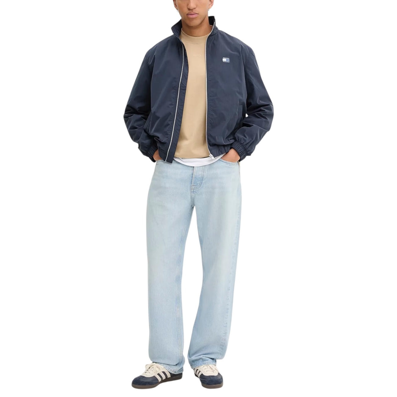Tommy Hilfiger Jeans Men's Blue Zip-Up Jacket DM0DM21929