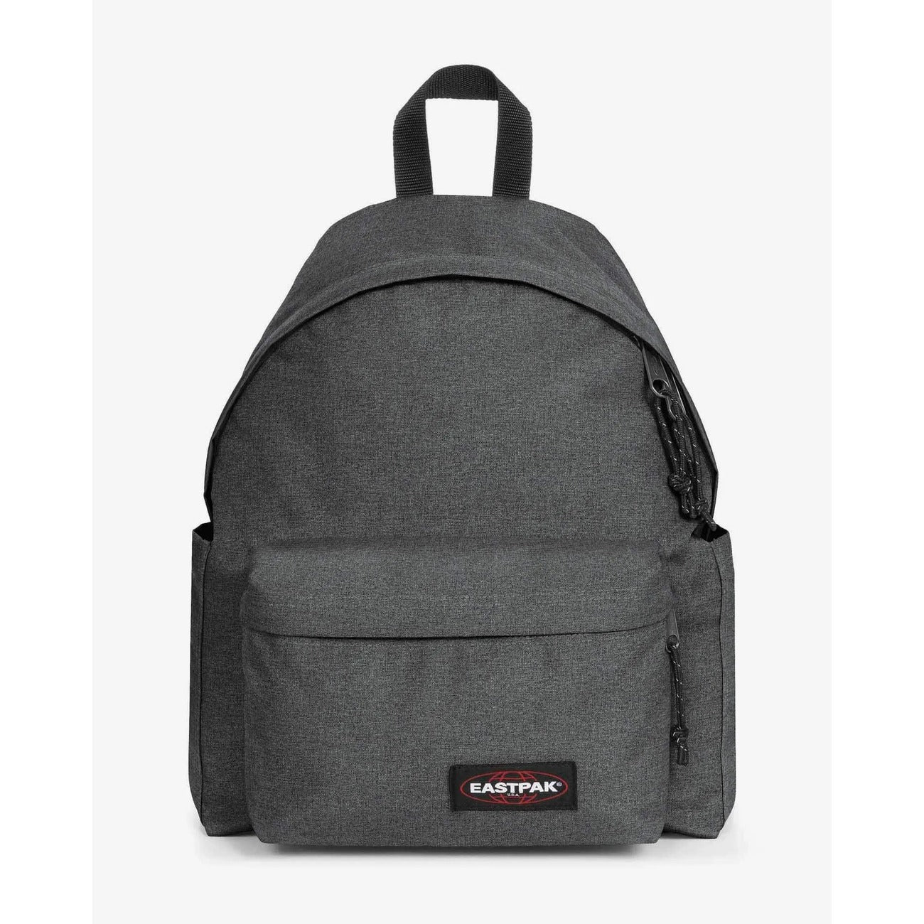 Zaino Eastpak Padded Pak'r Tech grigio scuro; 40x30x18 cm. 100% nylon idrorepellente, scomparto imbottito laptop 14" e tasca posteriore antifurto. Doppie tasche laterali e spallacci imbottiti regolabili.