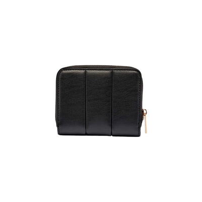 Tommy Hilfiger Portafoglio Donna Nero con Cerniera Scomparti Interni Tasche Interne - Portafoglio Ecopelle 12x10x4cm