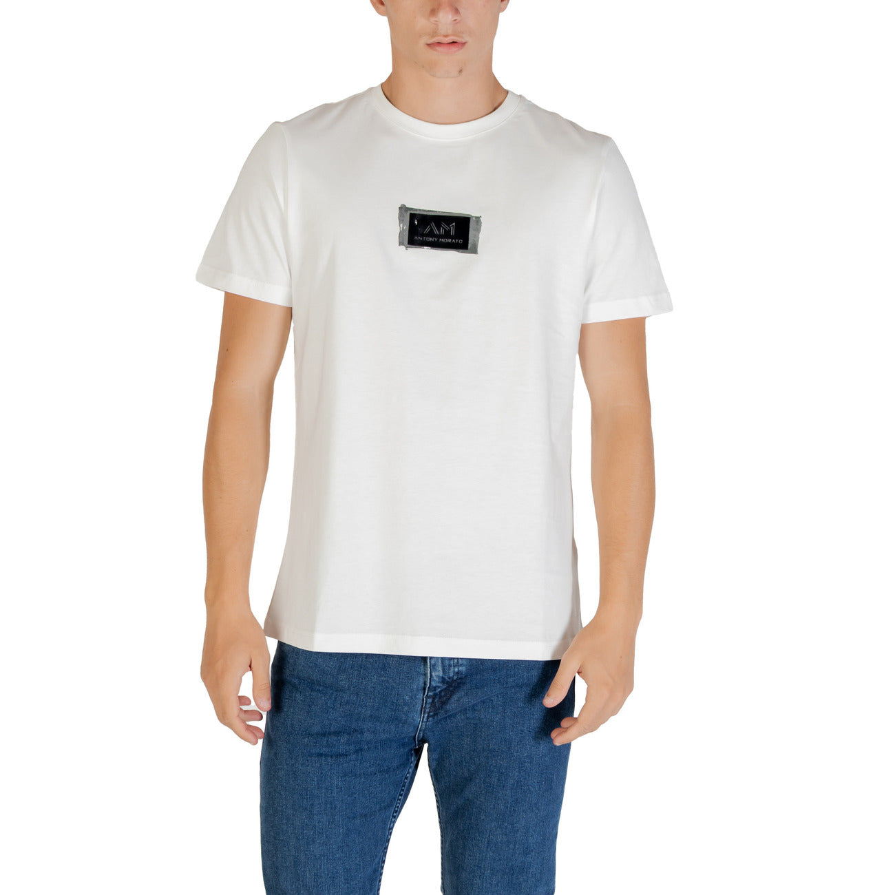 Antony Morato T-Shirt Uomo Bordeaux Stampa Manica Corta Scollo Tondo 100% Cotone Primavera/Estate MMKS02575-FA100240