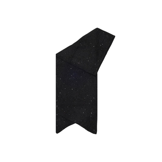 Only Sciarpa Donna Nera con Paillettes - Sciarpa Poliestere Acrilico Lana Nylon Elastan 204x35cm