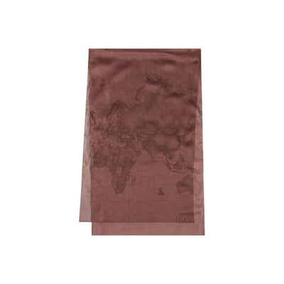 Alviero Martini Prima Classe Sciarpa Donna Rosa con Stampa Geo - Sciarpa 150x48cm Autunno Inverno