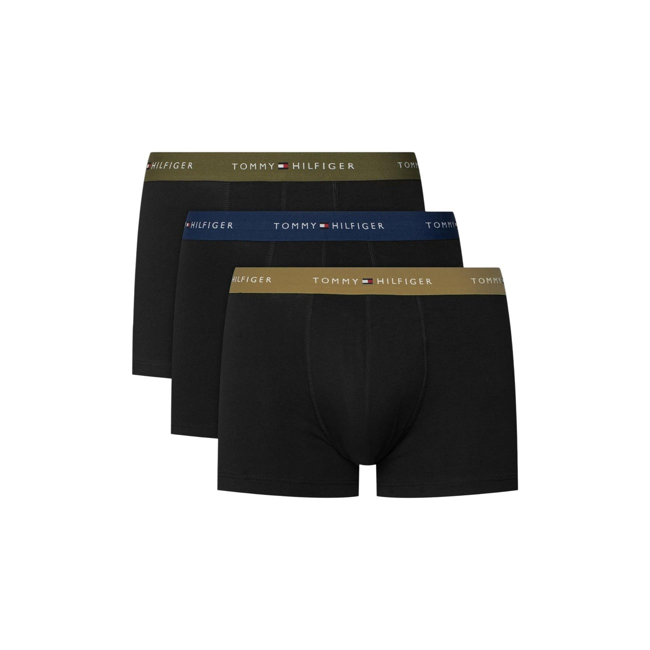 Tommy Hilfiger Boxer aderenti Signature con logo confezione da 3 Uomo 3P TRUNK WB