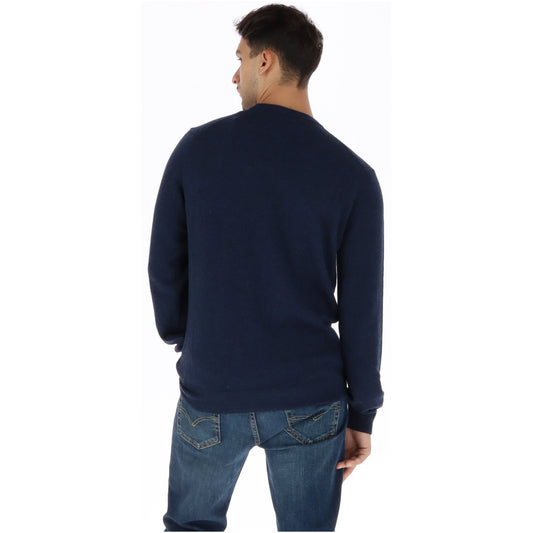 Maglia girocollo da uomo Timberland a maniche lunghe, vestibilità moderna aderente in misto lana Merino e nylon con discreto logo ad albero ricamato sul petto.