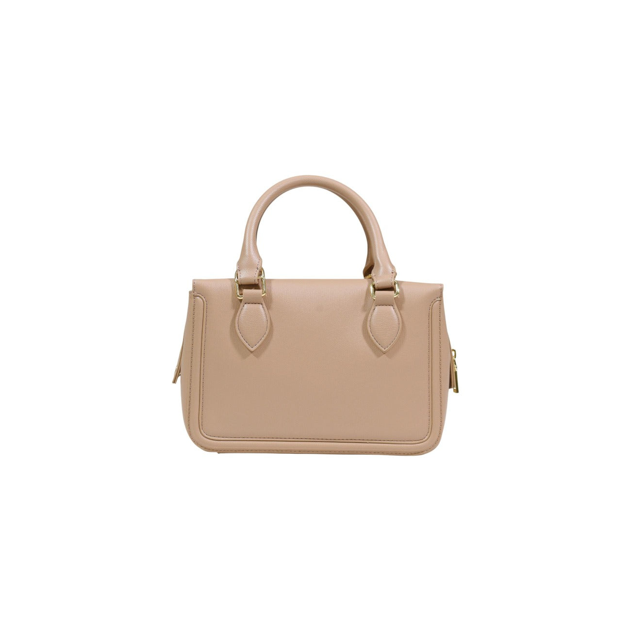 Borsa Love Moschino donna beige bauletto modello JC4097PP1. Borsetta a mano e a tracolla color beige nude/sabbia con manico a treccia, tracolla removibile e scritte logo in rilievo sul davanti, stile casual chic ed elegante.