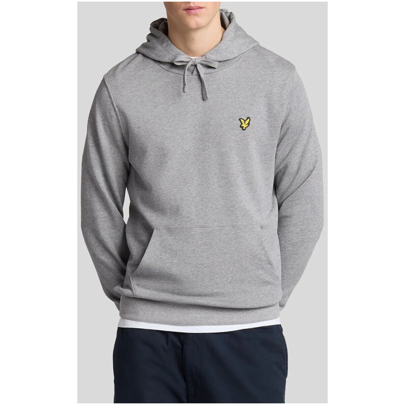Lyle & Scott Felpa Uomo Verde con Cappuccio Maniche Lunghe Tasche Anteriori in Cotone 100% Autunno/Inverno ML416VOG