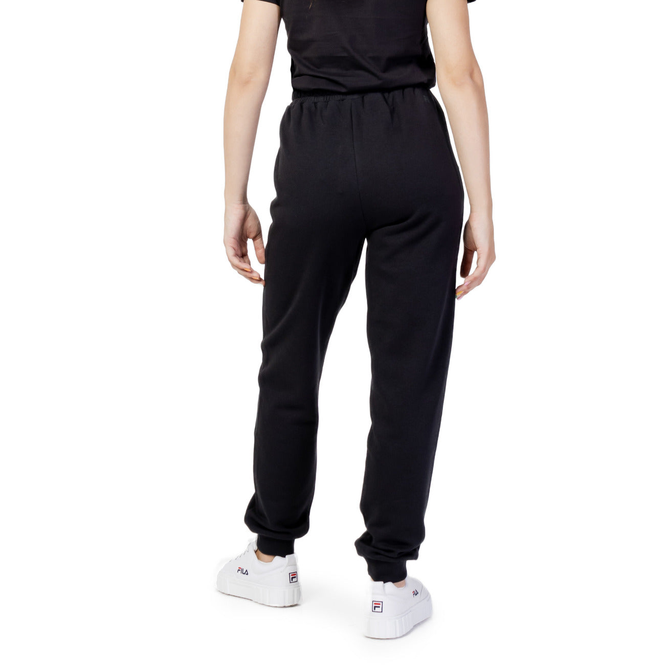 Fila Women's Blue 100% Cotton Sweatpants - Casual Style