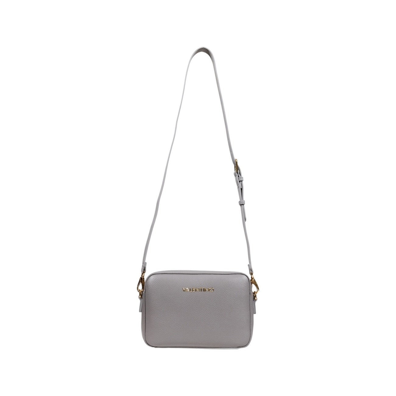 Valentino Bags Borsa Donna Grigia a Mano e Tracolla - Borsa Cerniera Tasca Interna 23x16x6cm