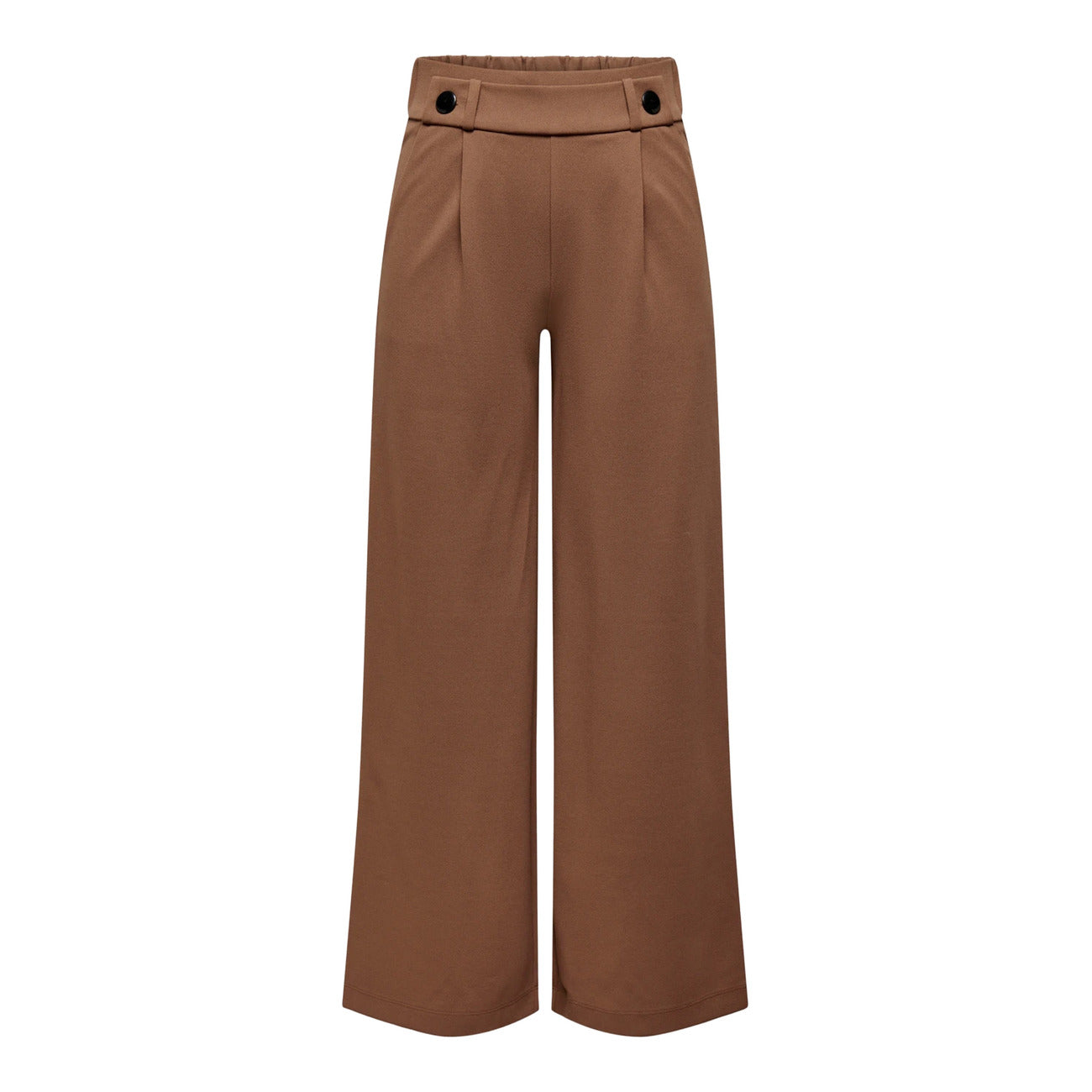Jacqueline De Yong Pantaloni Donna Marrone Monocromo 95% Poliestere 5% Elastan Autunno/Inverno 15208430