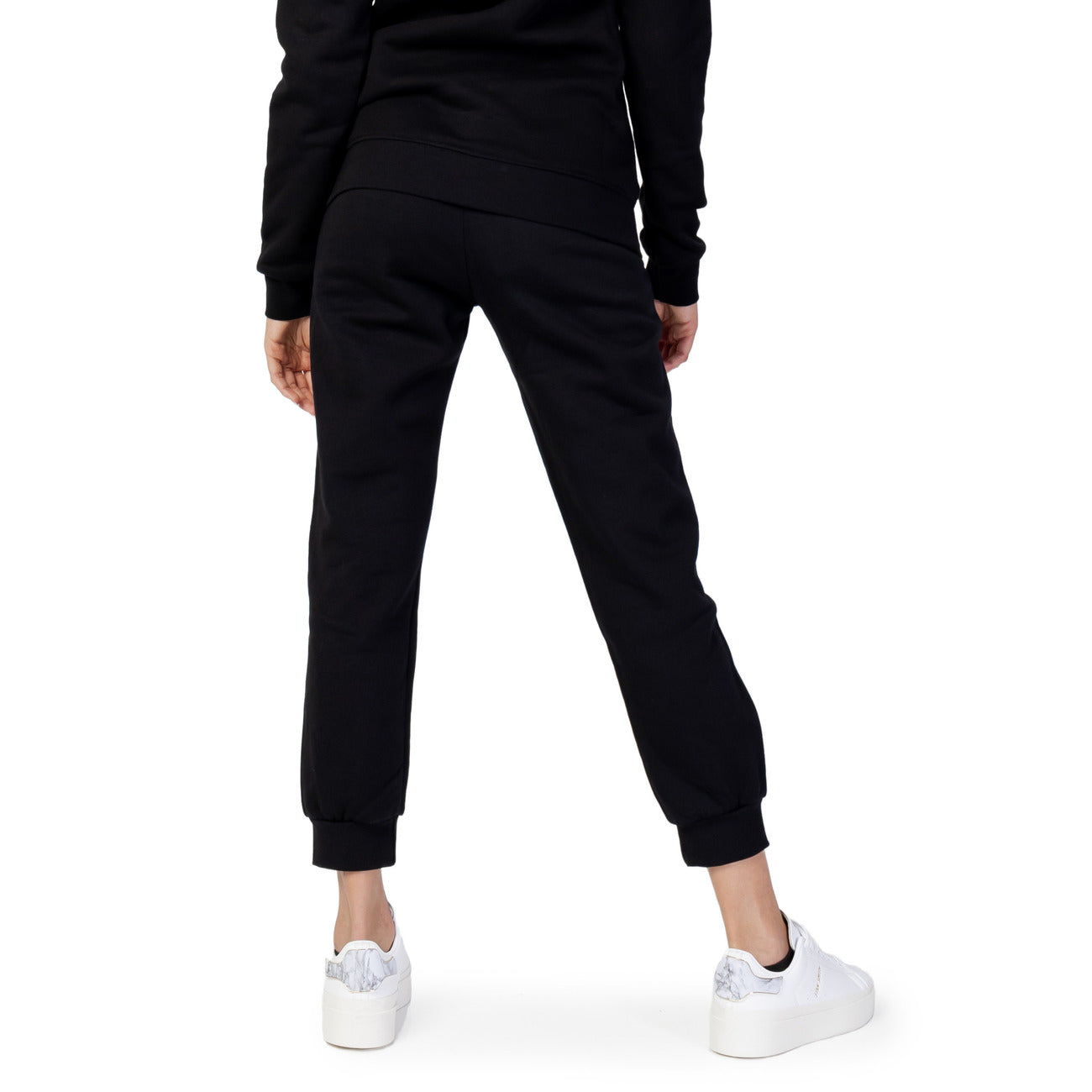 Pantaloni Sportivi Donna Pyrex Neri 100% Cotone - Stile Casual