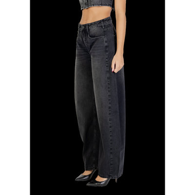 Colcci Jeans Donna Neri con Zip e Bottone Tasche Anteriori e Posteriori - Jeans Cotone