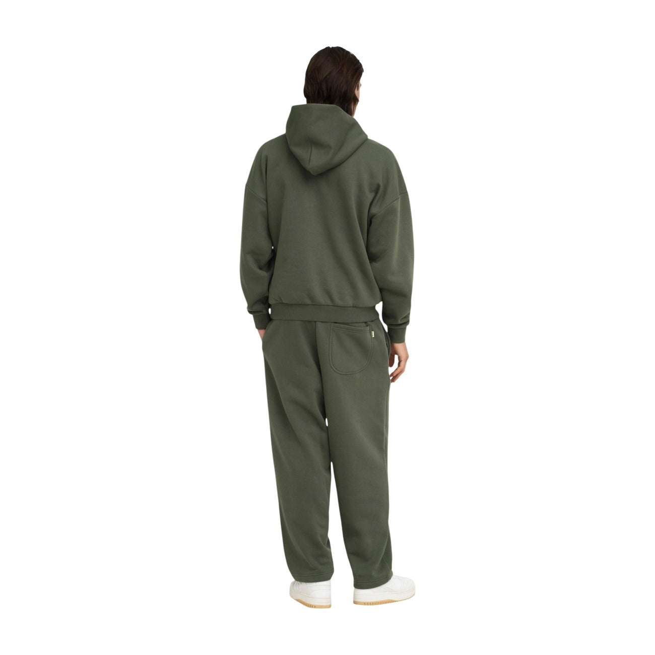 Felpa oversize grigia uomo con cappuccio Only & Sons 22036786. Felpa grigio beluga in cotone e poliestere con tessuto interno spazzolato e tasca a canguro.