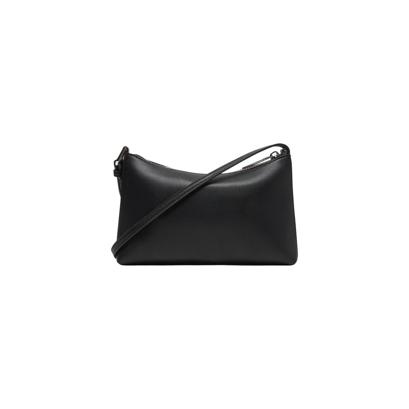 Calvin Klein Women's Black Handbag - Zippered Bag with Internal Pockets