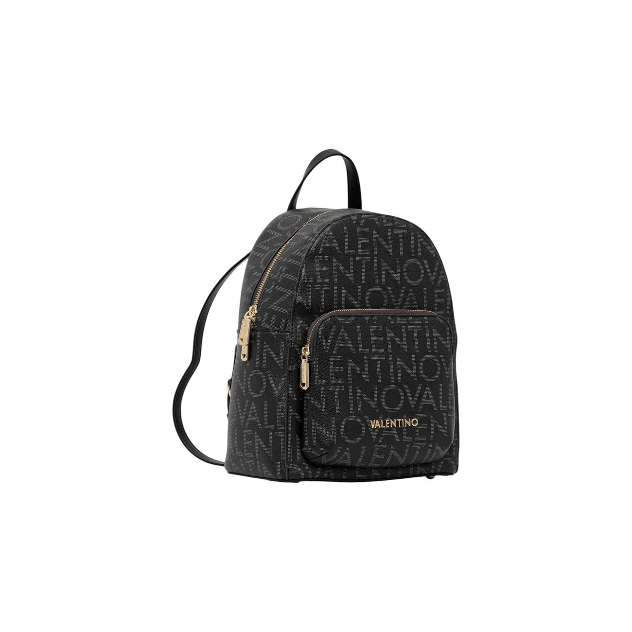 Valentino Bags Zaino Donna Nero con Stampa - Zaino Cerniera Tasche 25x32.5x14cm