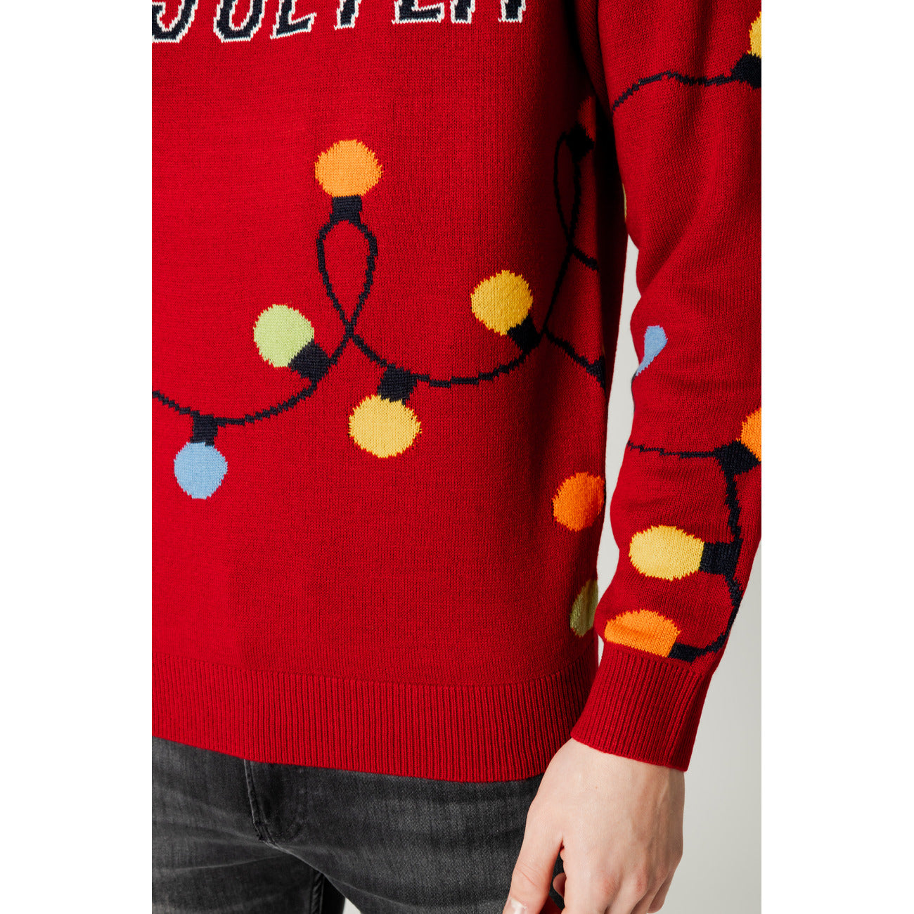 Only & Sons Maglia Uomo Rosso Manica Lunga Acrilico 100% Autunno Inverno 22027279
