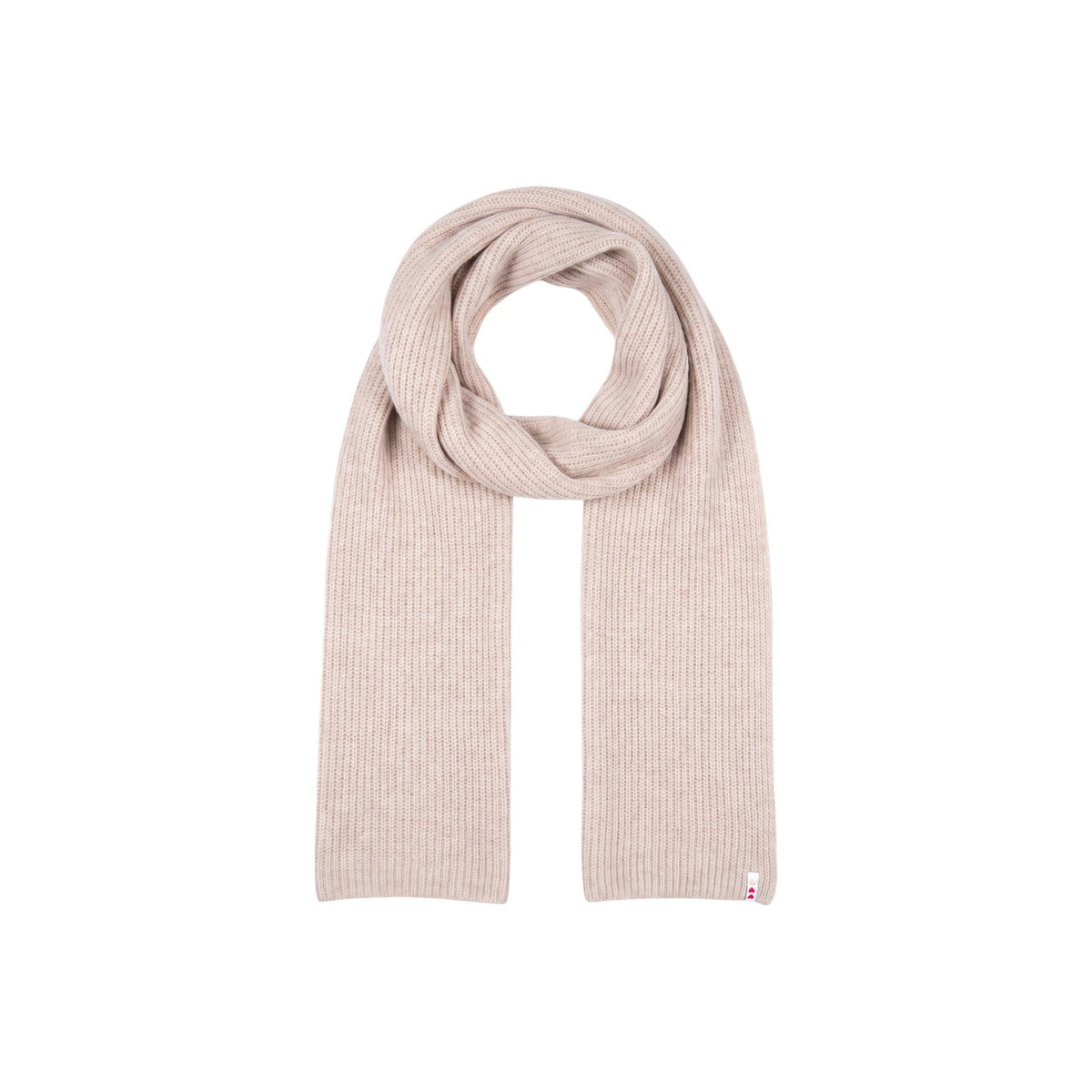 Sciarpa beige donna Pieces – Sciarpa lunga in maglia a costine 17166768.