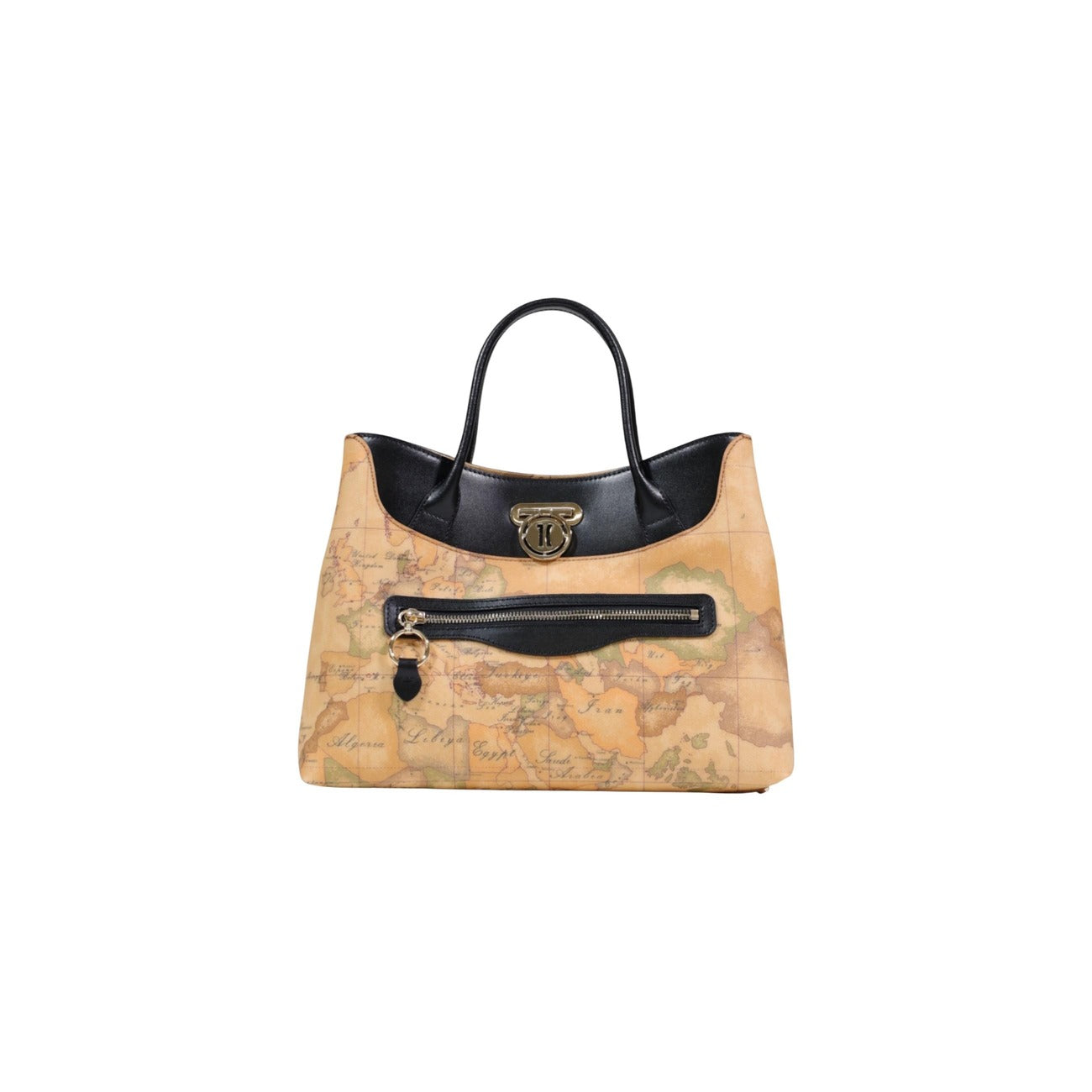 Alviero Martini Prima Classe Borsa Donna Beige Mano Tracolla Tasche Interne Esterne Pelle Cotone Autunno Inverno LM LE20 G620