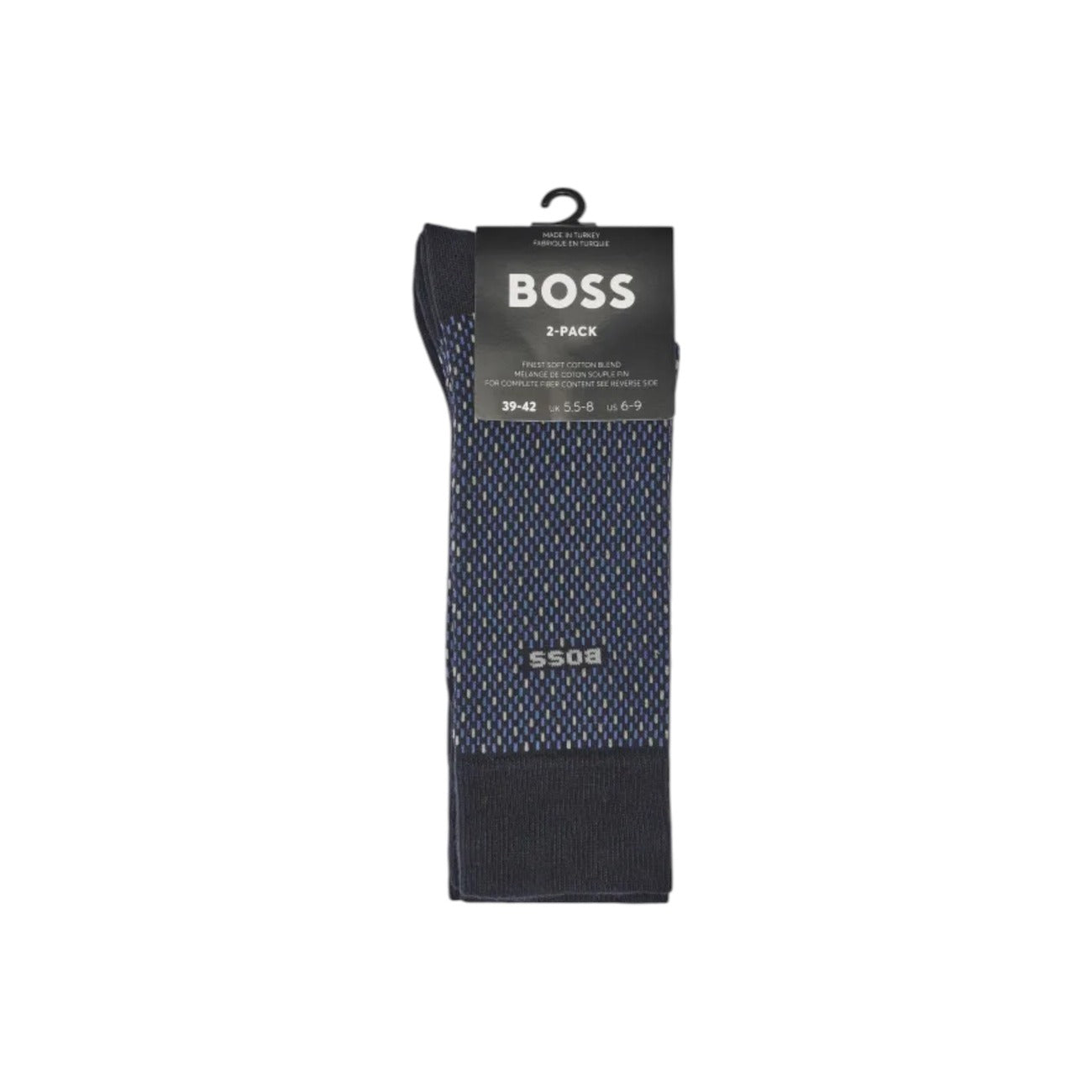 Boss Calze Uomo Blu - Calze Cotone Poliammide Elastan