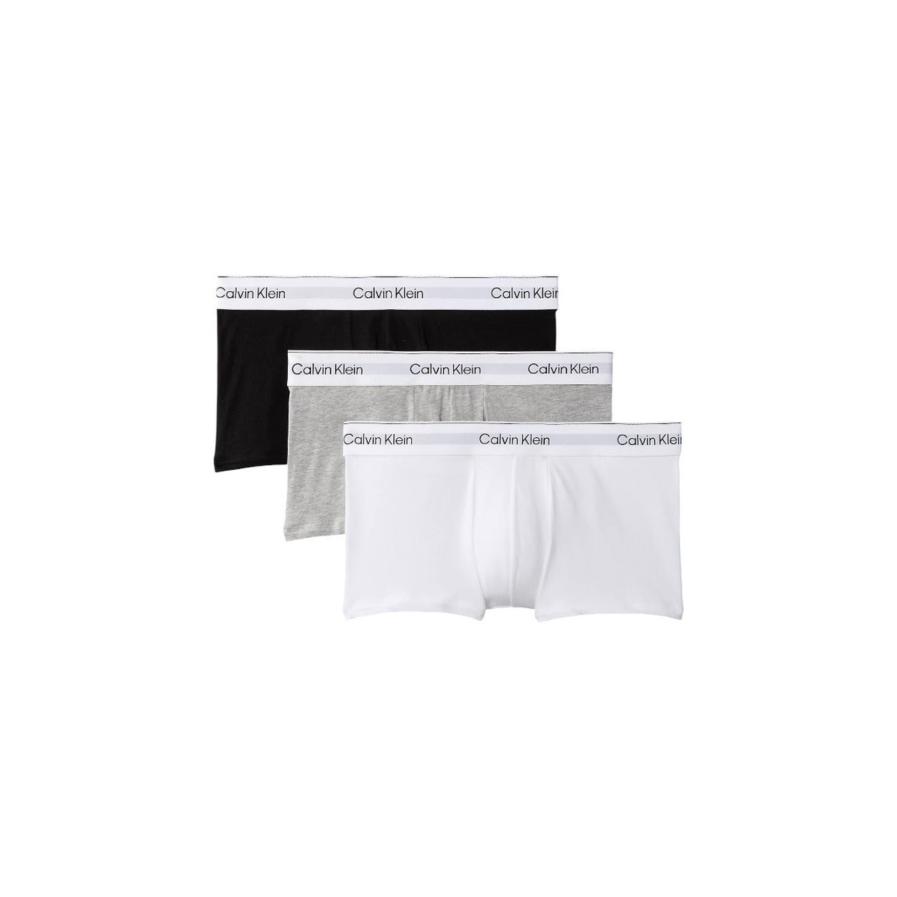 Calvin Klein Underwear Boxer A Vita Bassa In Confezione Da 3 - Cotton Stretch Uomo LV00NB4389
