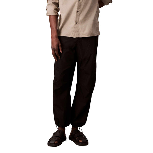 Calvin Klein Jeans Pantaloni Uomo Nero Cotone 70% Nylon 30% Autunno Inverno LV04RC606G