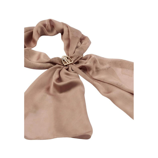 Alviero Martini Prima Classe Women's Pink Scarf with Geo Print - 150x48cm Autumn Winter Scarf